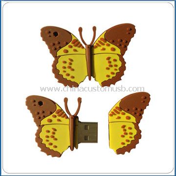 Borboleta PVC USB Disk