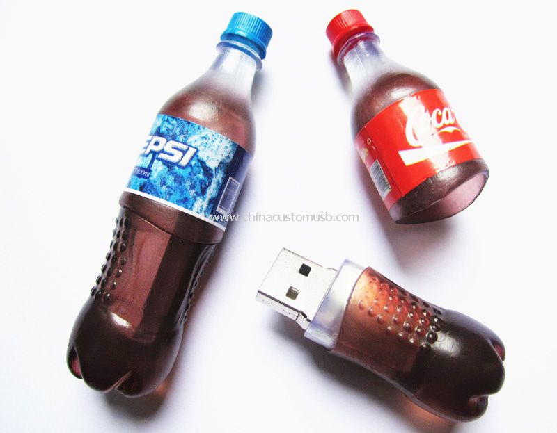 Coca Cola-pullon usb-muistille