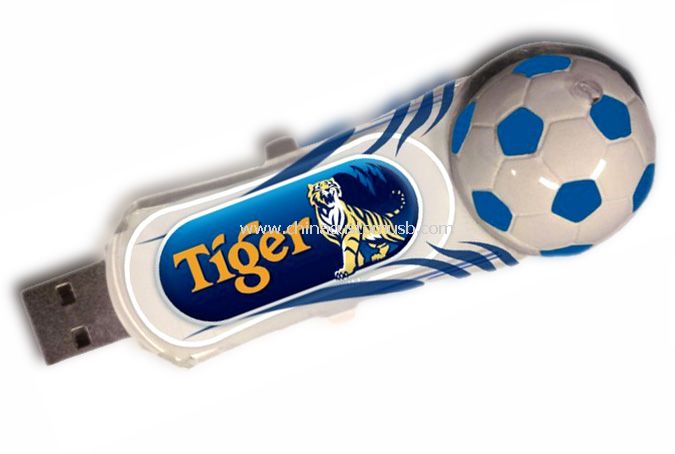 Football usb flash memory