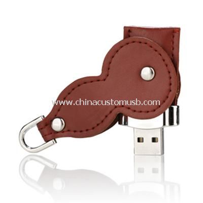Leder-individuelle USB-Stick