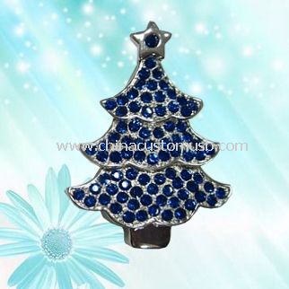 Jewelry Christmas tree shape USB Disk