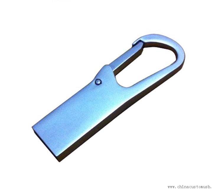 Metall Mini Carabiner USB glimtet diskett 32GB