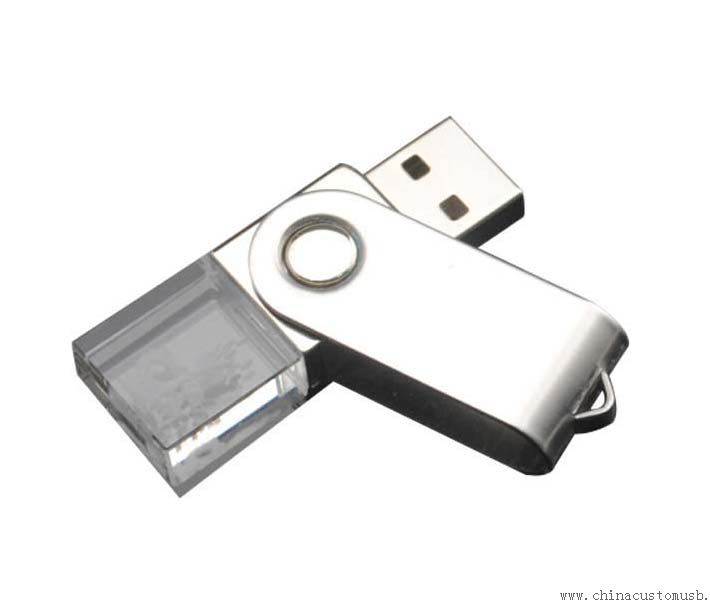 Giratória Crystal USB Flash Disk