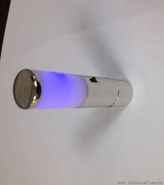 Disco con luz de destello del USB de columnas
