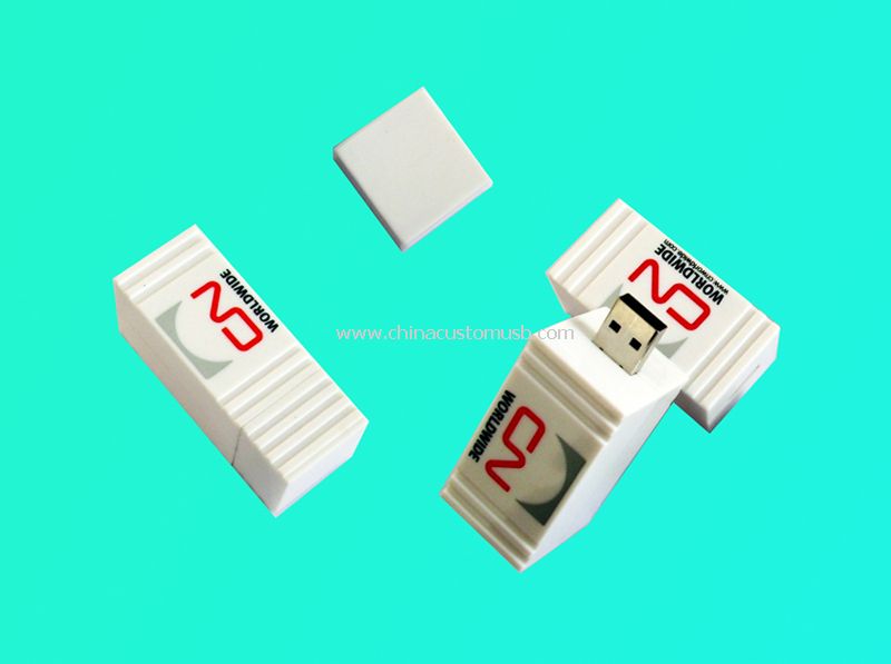 PVC container usb disk