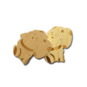 Wooden Santa USB Disks images