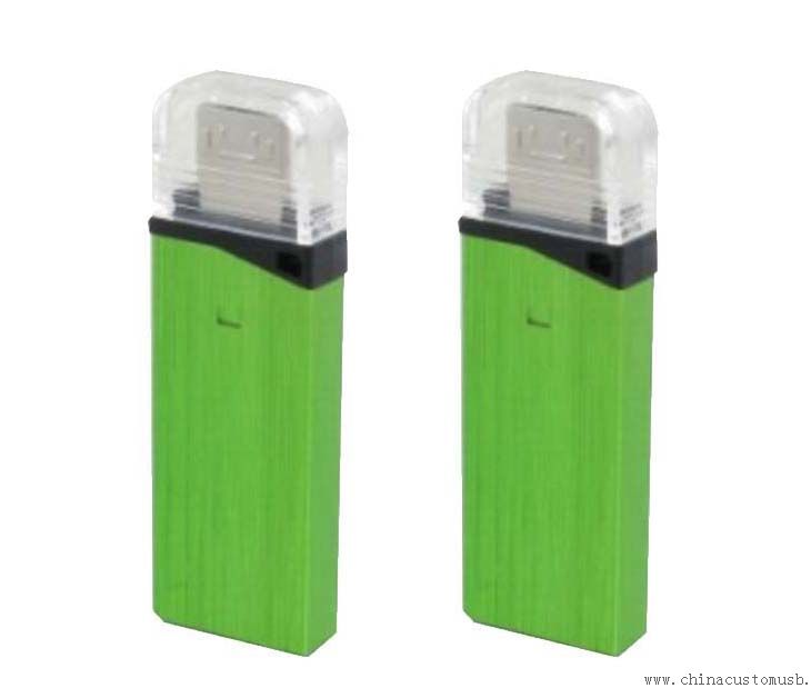 Plastik OTG USB birden parlamak yuvarlak yüzey