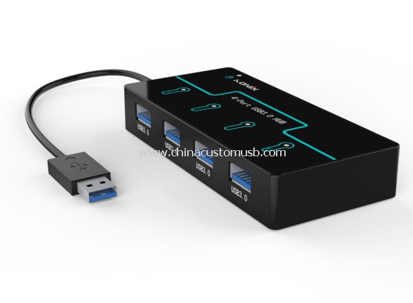 USB 3.0 КОНЦЕНТРАТОР 4-ПОРТОВЫЙ