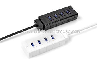 4-Port Portable USB 3.0 HUB