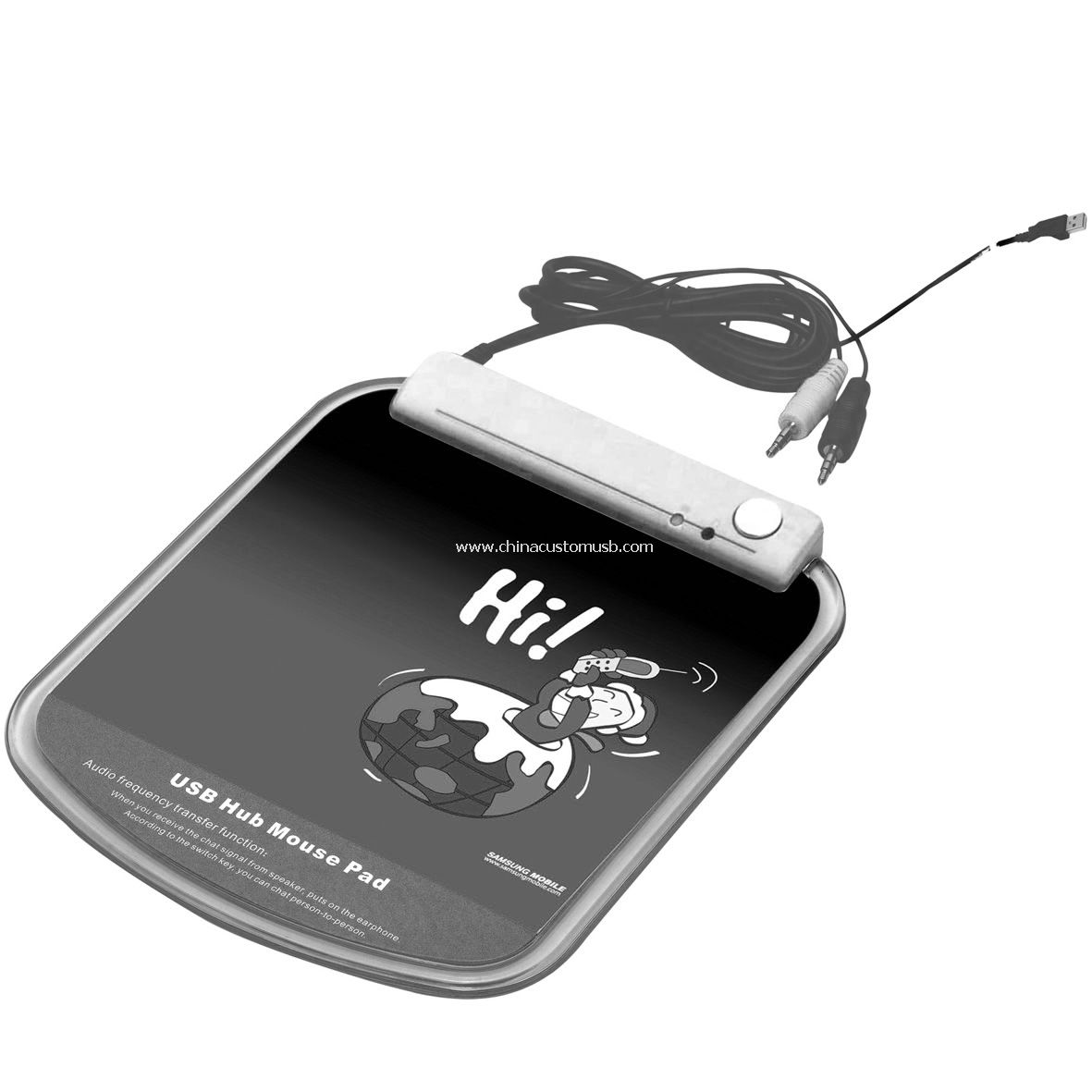 USB hub mouse pads