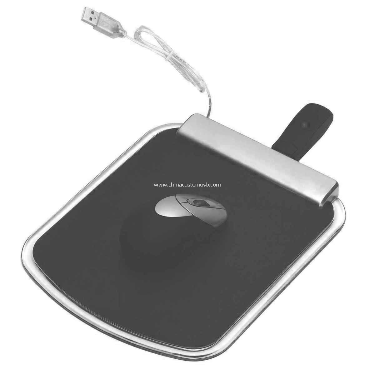 USB Hub with Mouse Pad
