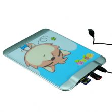 Mouse pad de SD TF cartão leitor USB Hub images