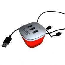 USB hub with mobile phone chargers images