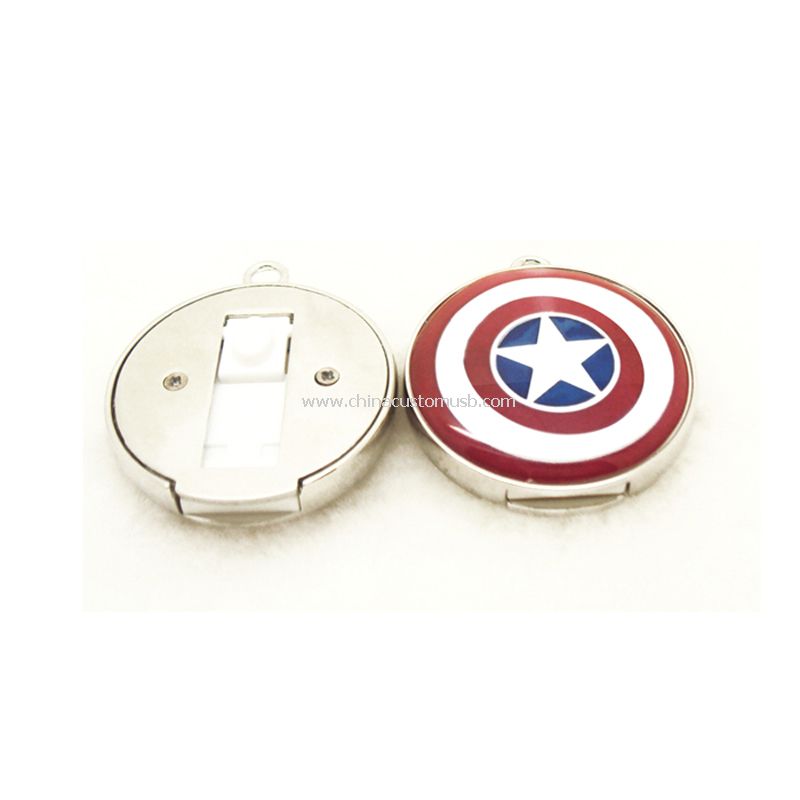 Mini Metal redondo USB Flash Drive