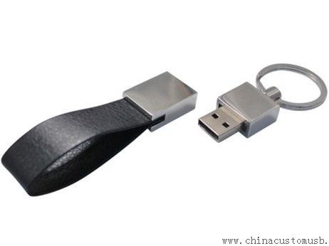 Moda cuero USB Flash Disk