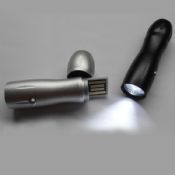 USB Flash Disk with Flashlight 16GB images