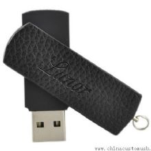 Leather Swivel USB Flash Disk images