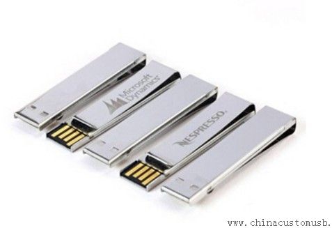 Süper ince Metal USB birden parlamak yuvarlak yüzey