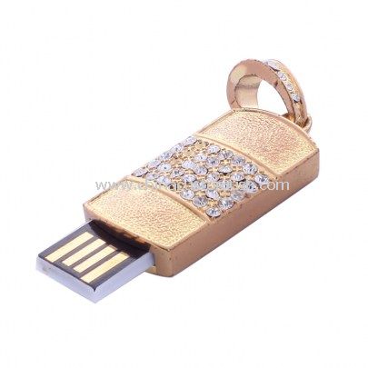 Takı USB birden parlamak yuvarlak yüzey