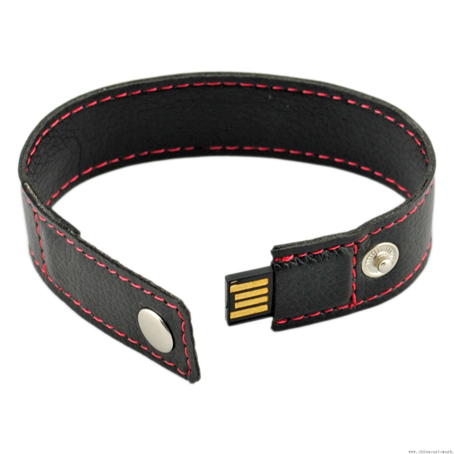 Læder Writband USB Flash Disk