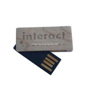Wooden swivel USB Flash Disk images