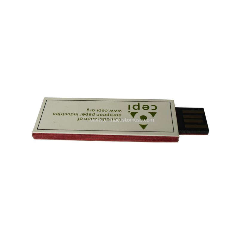 Impulsión del Flash del USB de la placa de papel