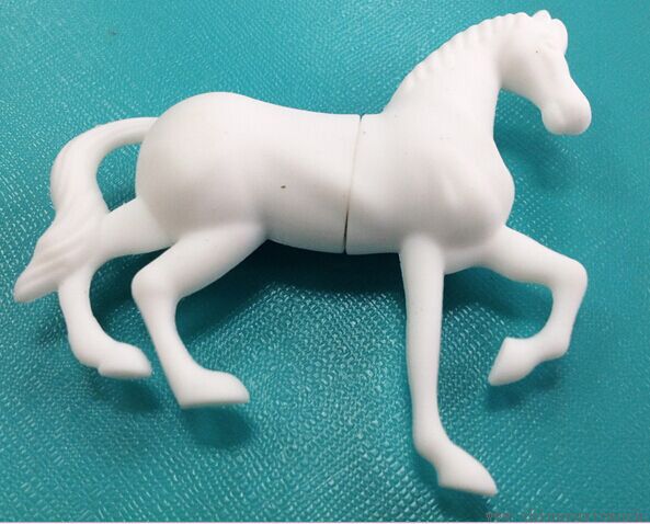 Caballo de PVC en forma de USB Flash Drive