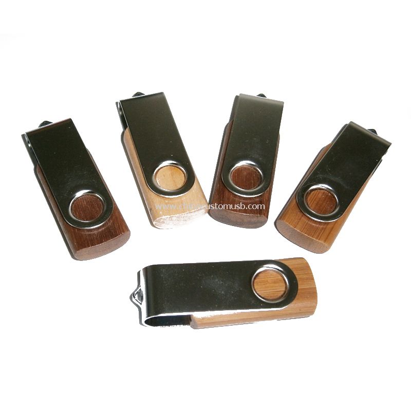 USB Flash Drive de madera metal