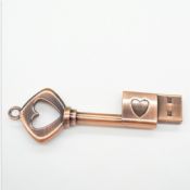 Super Slim Creative Copper style USB Flash Disk images