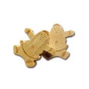 Wooden Christmas Santa USB Flash Disk images