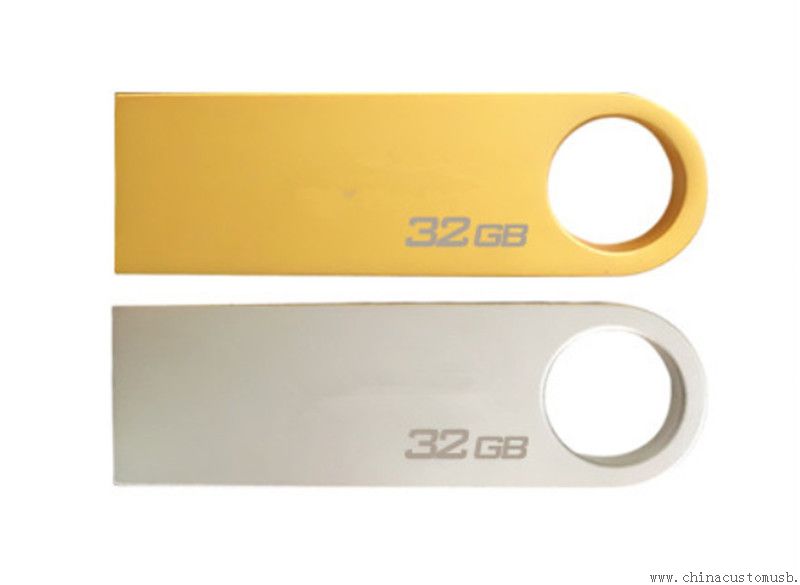 Metallo dorato di Business o Siliver USB Flash Disk