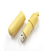 Forma de pílula de madeira USB Memory Stick images