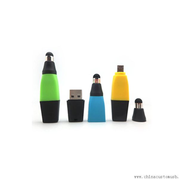 OTG inteligente USB Flash Drive com caneta Stylus