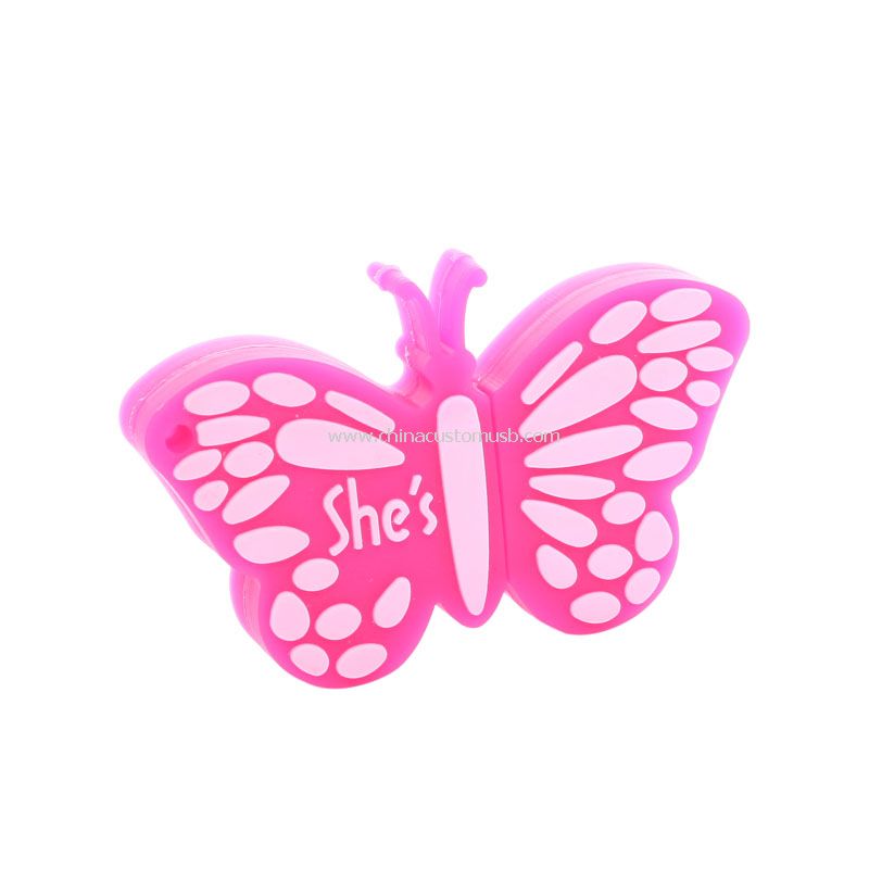 PVC Butterfly USB Disk