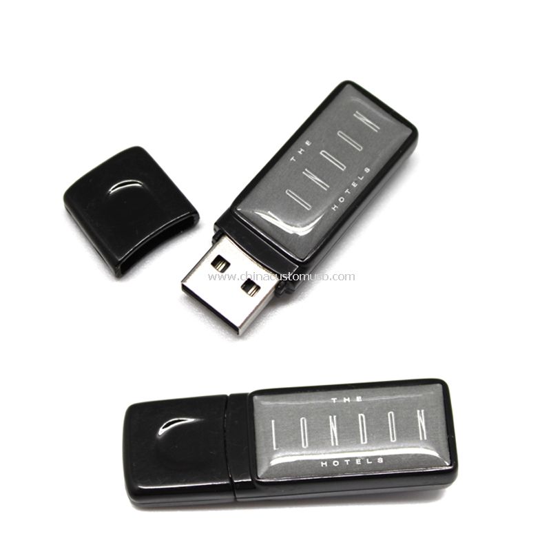 Plastic Doming USB Flash Drive