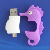 Seahorse form OTG USB-flashdisk images