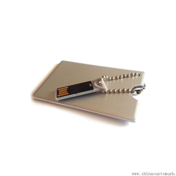 Metalik küme kartı USB birden parlamak yuvarlak yüzey