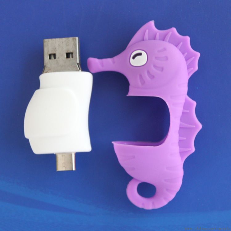 اسب دریایی شکل دیسک فلش OTG USB