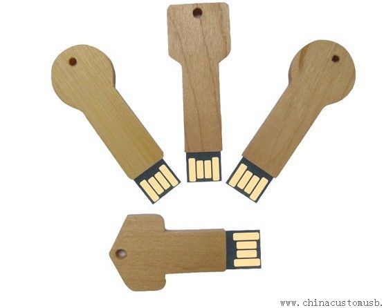 Kayu kunci USB Flash Disk