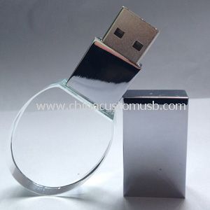 Impulsión del Flash del USB del cristal