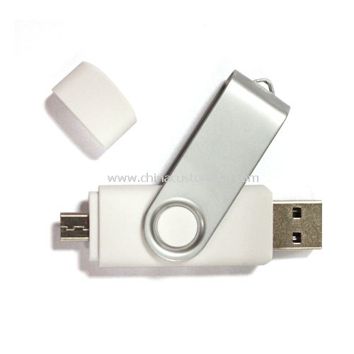 Smartphone, impulsión del Flash del USB del eslabón giratorio