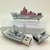 Metall båt form USB Flash-plater images