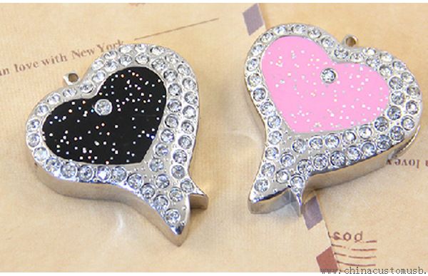 Jewelry Heart shape USB Flash Disk