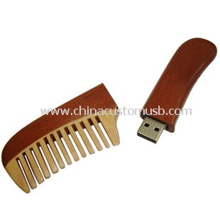 Wooden comb shape USB Disk