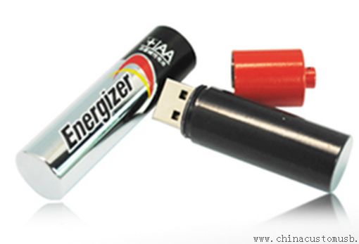 Baterie ve tvaru USB Flash disky