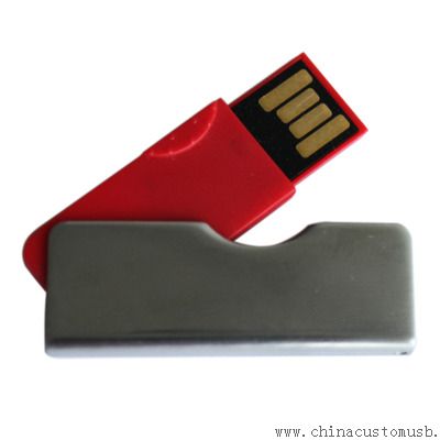 Disques Flash USB de pivotant en plastique