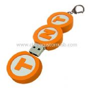 Forme de PVC Logo disque USB images