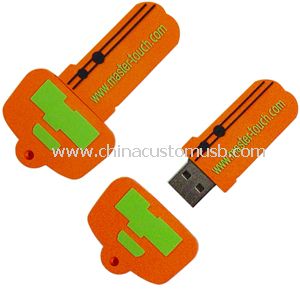 Forme de PVC clé USB Disk