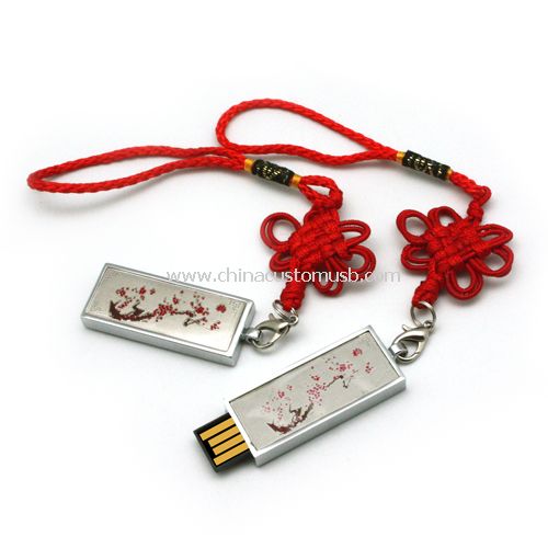 Estilo chinês capless USB Flash Drive