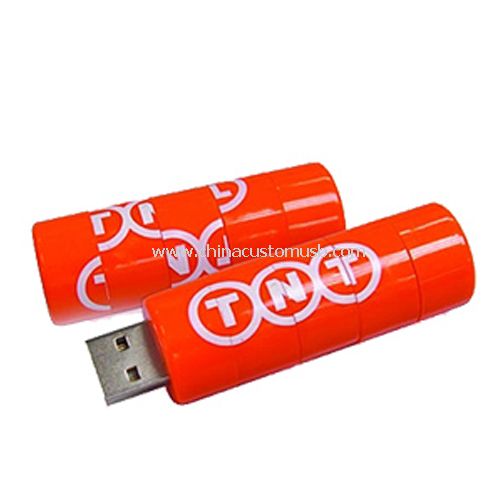 Batteri design plastic USB Flash Drive